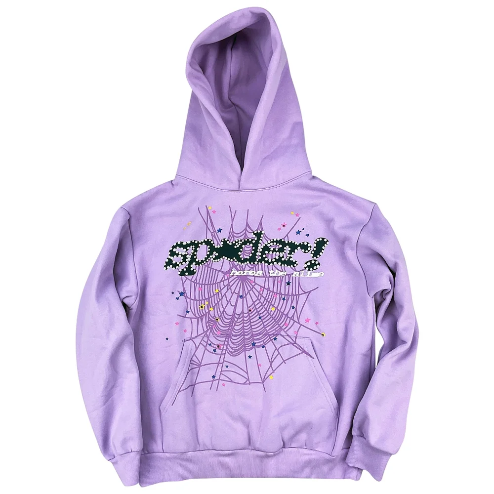 Sp5der | Shirts | Sp5der Acai Pullover Hoodie Purple Spider